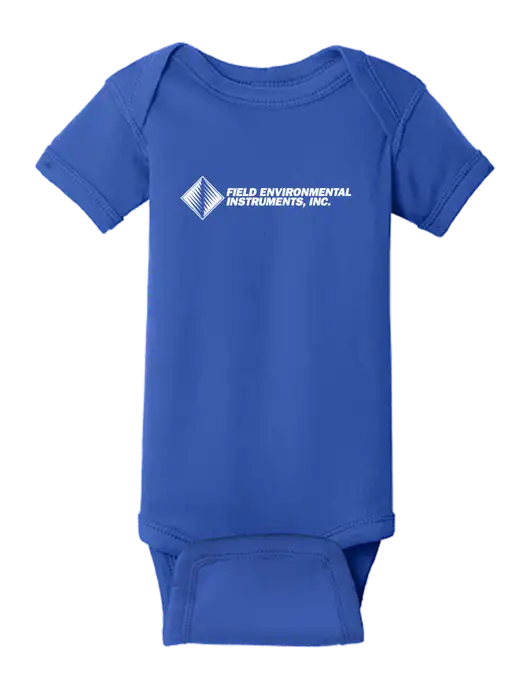 Rabbit Skins Royal Infant Short Sleeve Baby Rib Bodysuit w/Field Environmental Logo