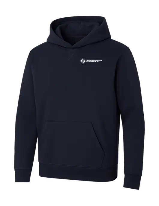 Allmade Dark Navy Organic French Terry Pullover Hoodie w/Field Environmental Logo