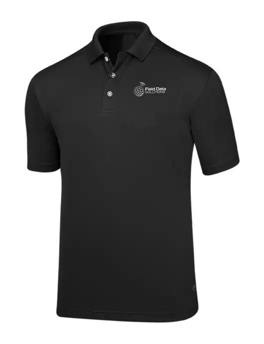 Callaway Core Black Performance Polo w/Field Data Solutions Logo