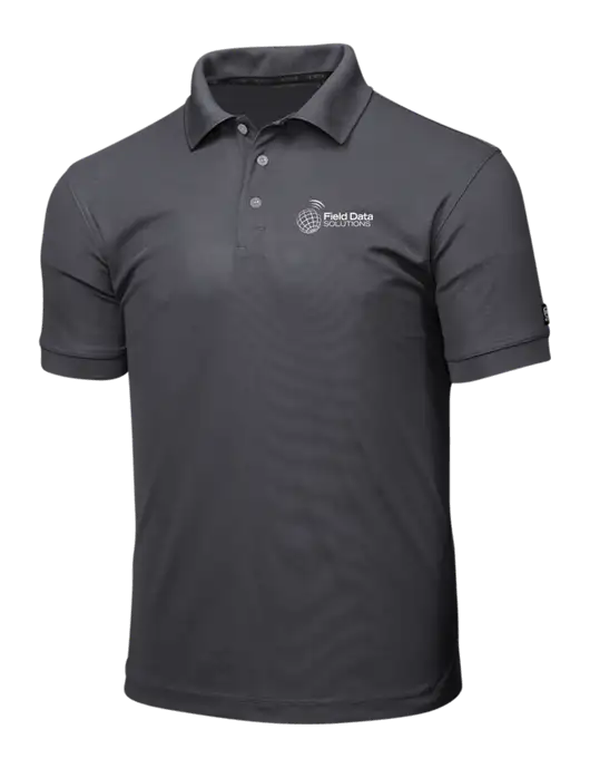 OGIO Charcoal Grey Caliber 2.0 Polo w/Field Data Solutions Logo