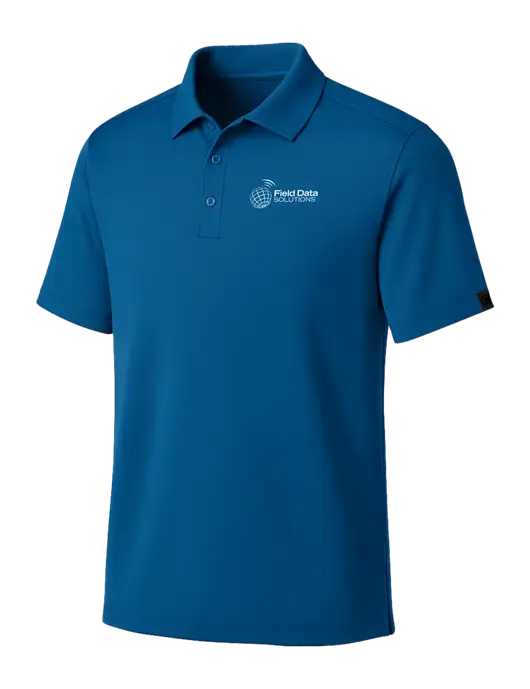 OGIO Royal Blue Framework Polo w/Field Data Solutions Logo