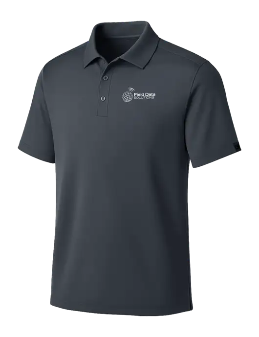 OGIO Dark Grey Framework Polo w/Field Data Solutions Logo
